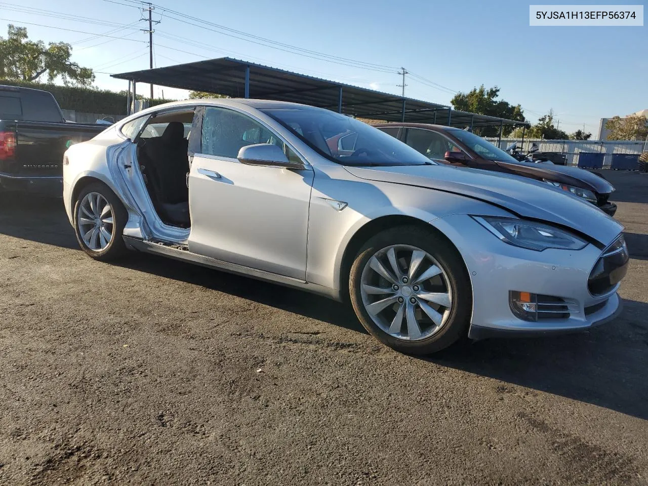 2014 Tesla Model S VIN: 5YJSA1H13EFP56374 Lot: 78778744