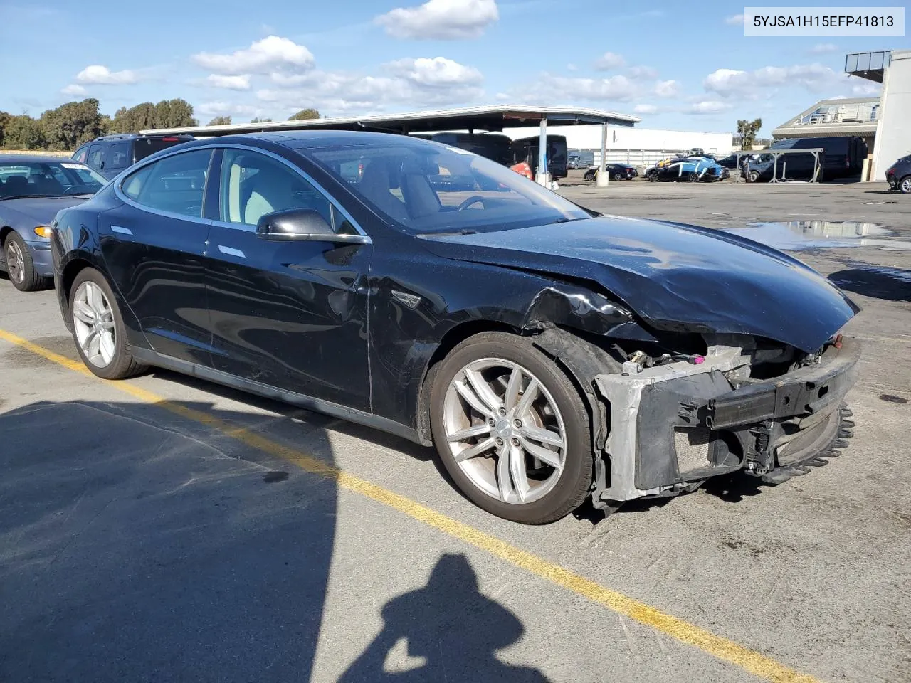 2014 Tesla Model S VIN: 5YJSA1H15EFP41813 Lot: 78880134