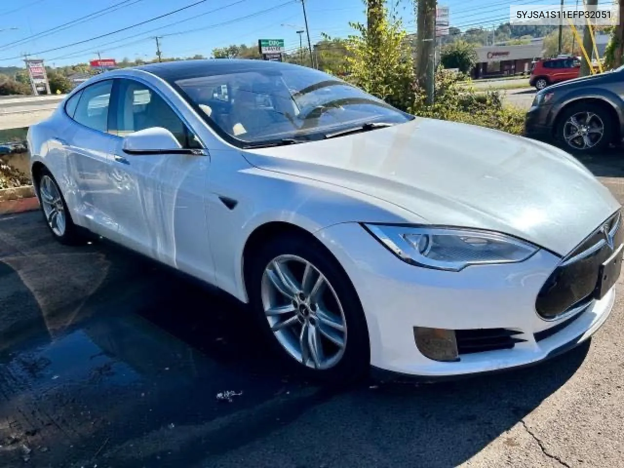 2014 Tesla Model S VIN: 5YJSA1S11EFP32051 Lot: 80589574