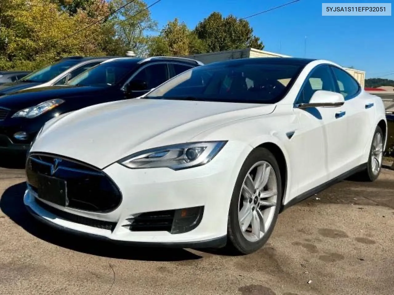 2014 Tesla Model S VIN: 5YJSA1S11EFP32051 Lot: 80589574