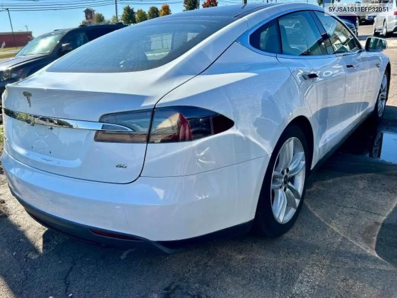 2014 Tesla Model S VIN: 5YJSA1S11EFP32051 Lot: 80589574