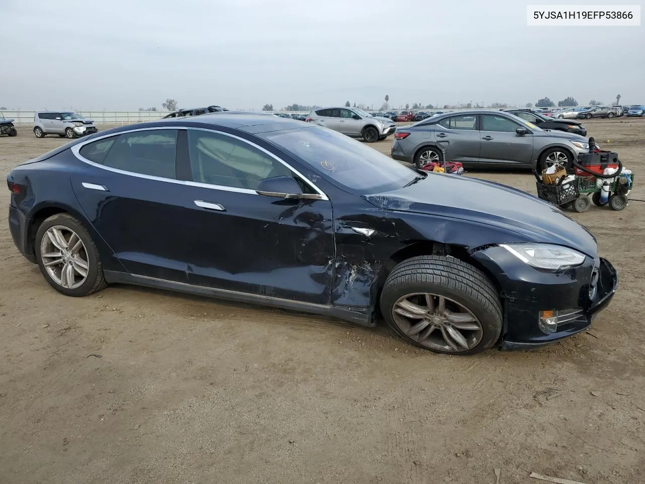 2014 Tesla Model S VIN: 5YJSA1H19EFP53866 Lot: 82215133