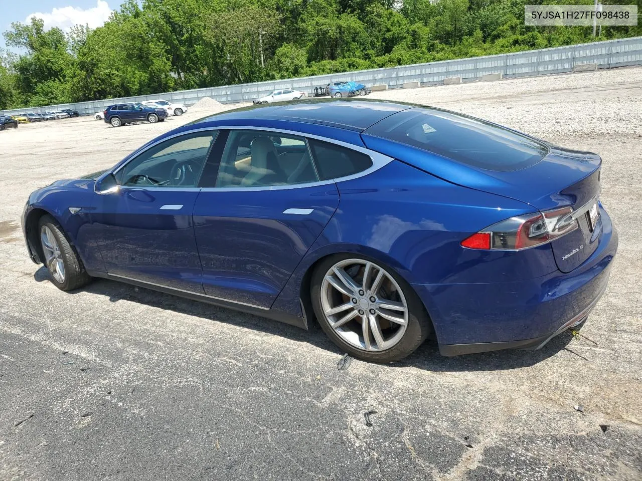 2015 Tesla Model S 85D VIN: 5YJSA1H27FF098438 Lot: 52847334