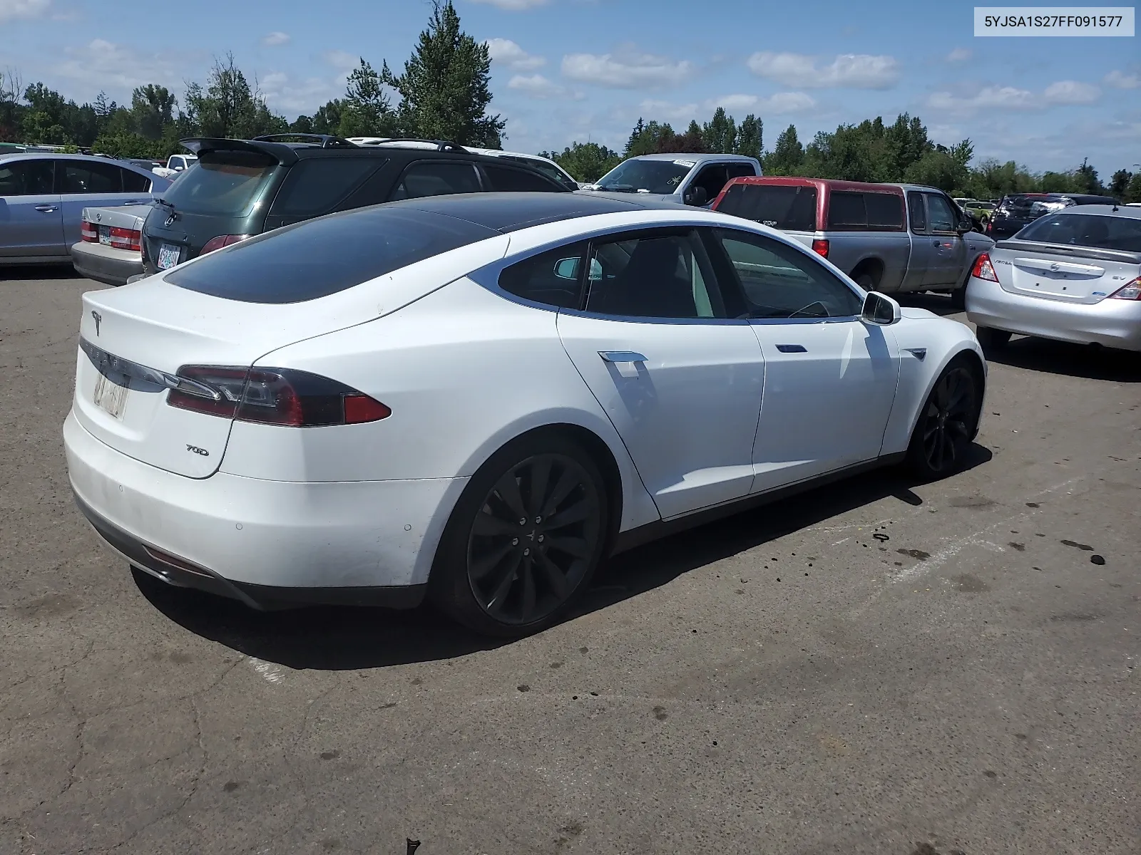 5YJSA1S27FF091577 2015 Tesla Model S 70D