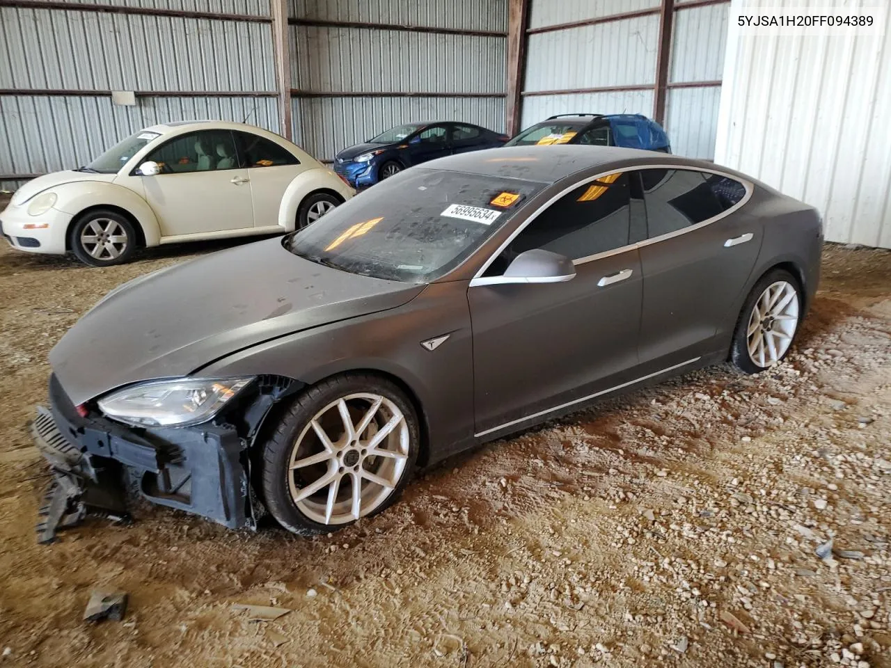 2015 Tesla Model S 85D VIN: 5YJSA1H20FF094389 Lot: 56995634