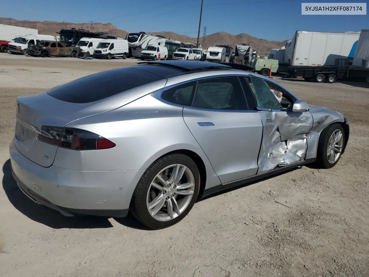 5YJSA1H2XFF087174 2015 Tesla Model S 85D