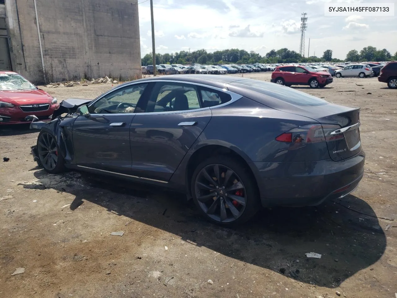 2015 Tesla Model S P85D VIN: 5YJSA1H45FF087133 Lot: 62079204