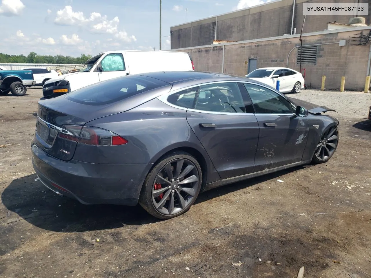 2015 Tesla Model S P85D VIN: 5YJSA1H45FF087133 Lot: 62079204