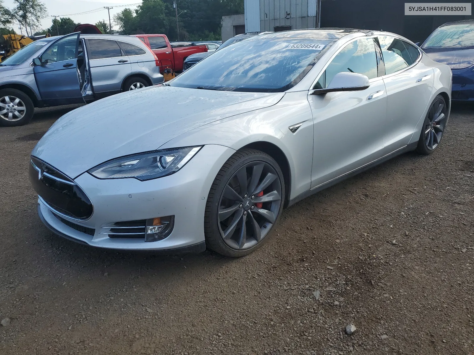 2015 Tesla Model S P85D VIN: 5YJSA1H41FF083001 Lot: 63209544