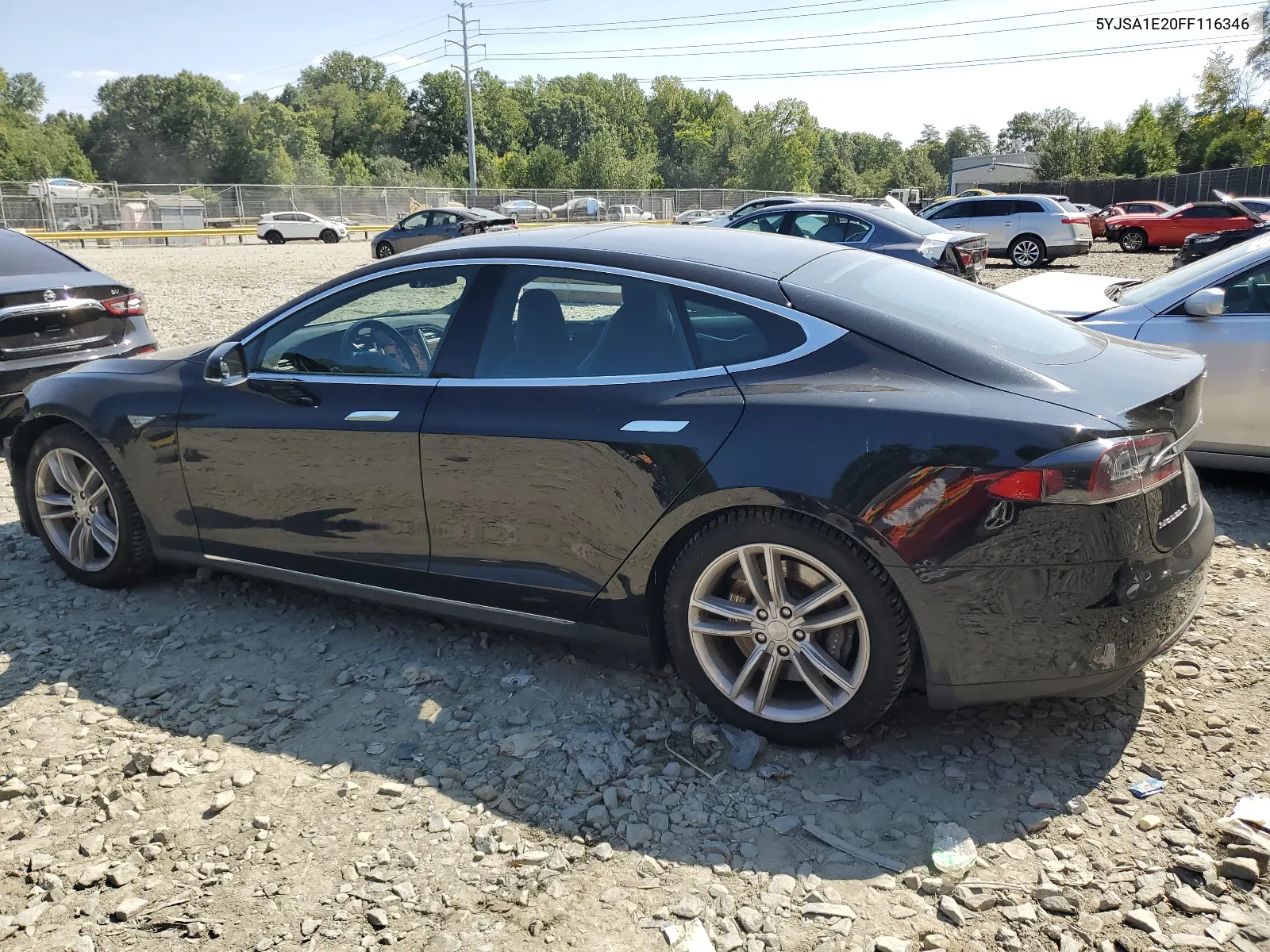 2015 Tesla Model S VIN: 5YJSA1E20FF116346 Lot: 66768834