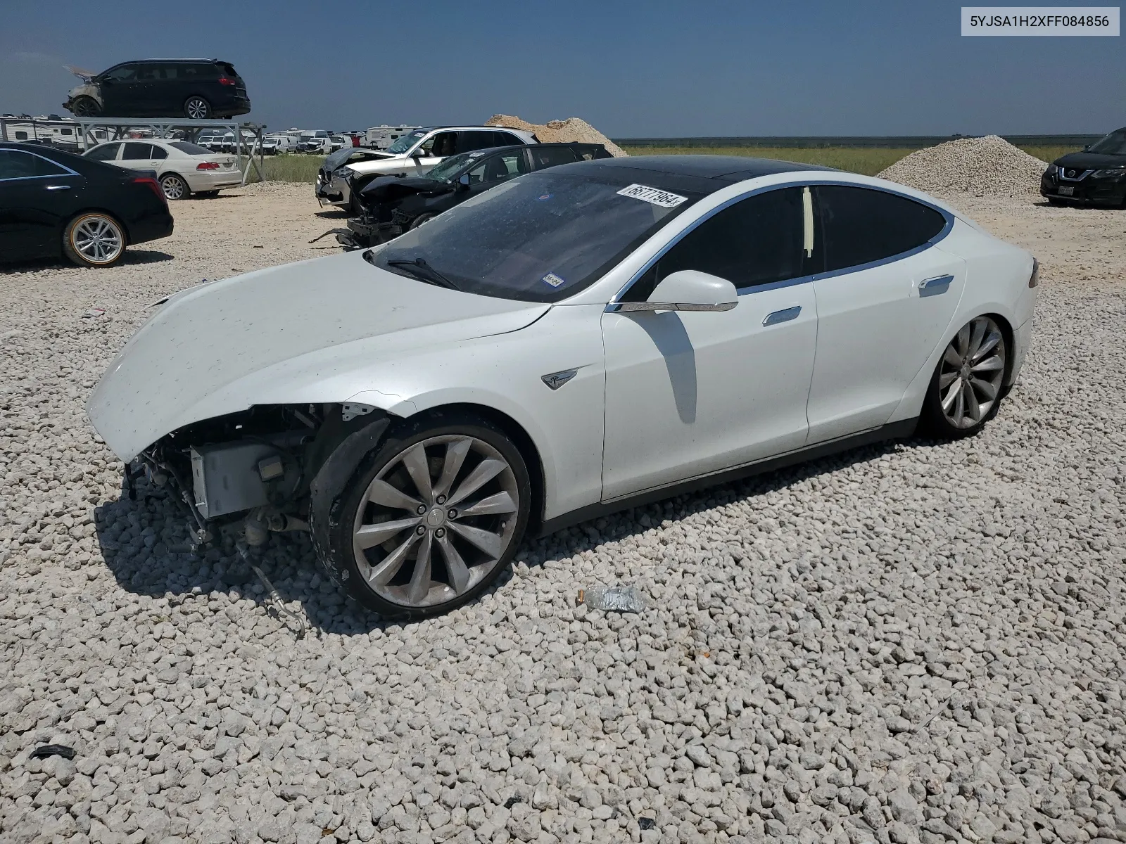 2015 Tesla Model S 85D VIN: 5YJSA1H2XFF084856 Lot: 66777964