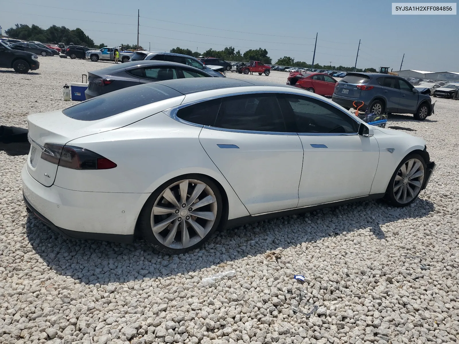 2015 Tesla Model S 85D VIN: 5YJSA1H2XFF084856 Lot: 66777964