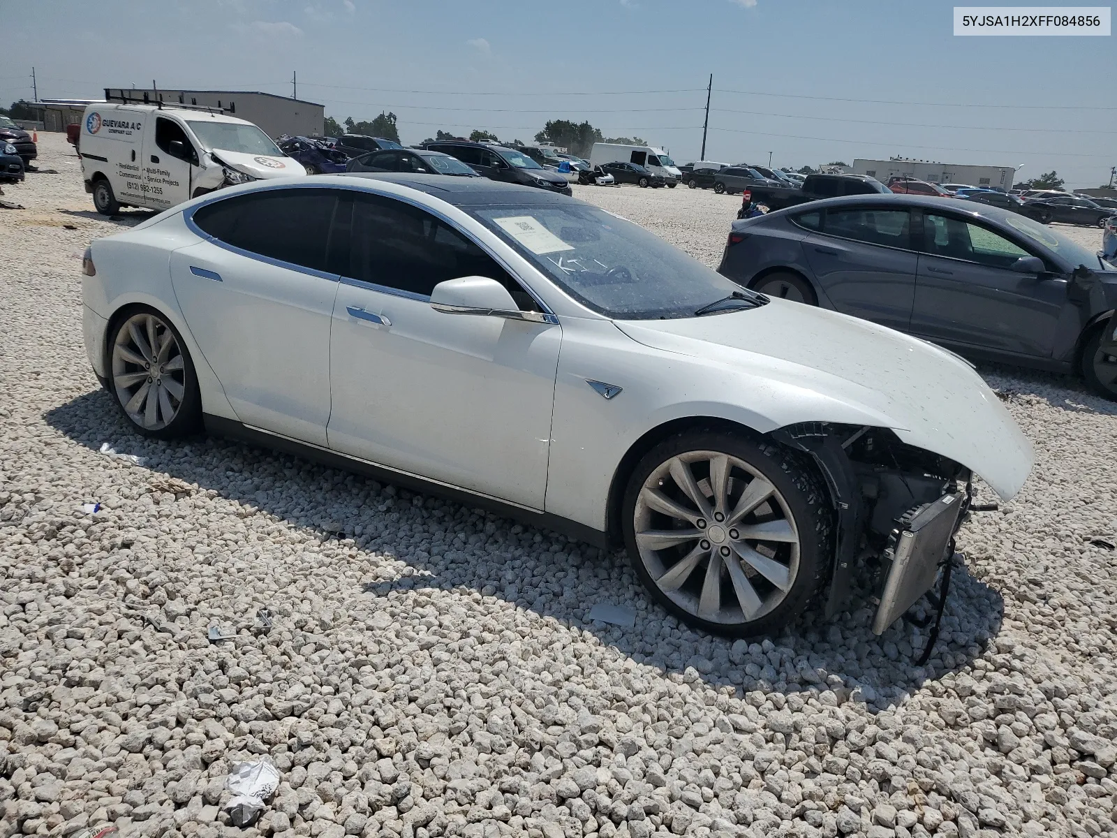 2015 Tesla Model S 85D VIN: 5YJSA1H2XFF084856 Lot: 66777964