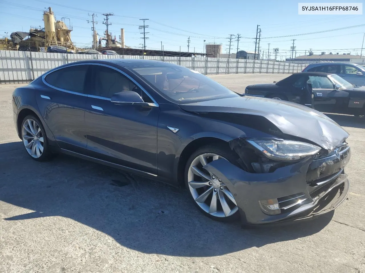 2015 Tesla Model S 85 VIN: 5YJSA1H16FFP68746 Lot: 68109204