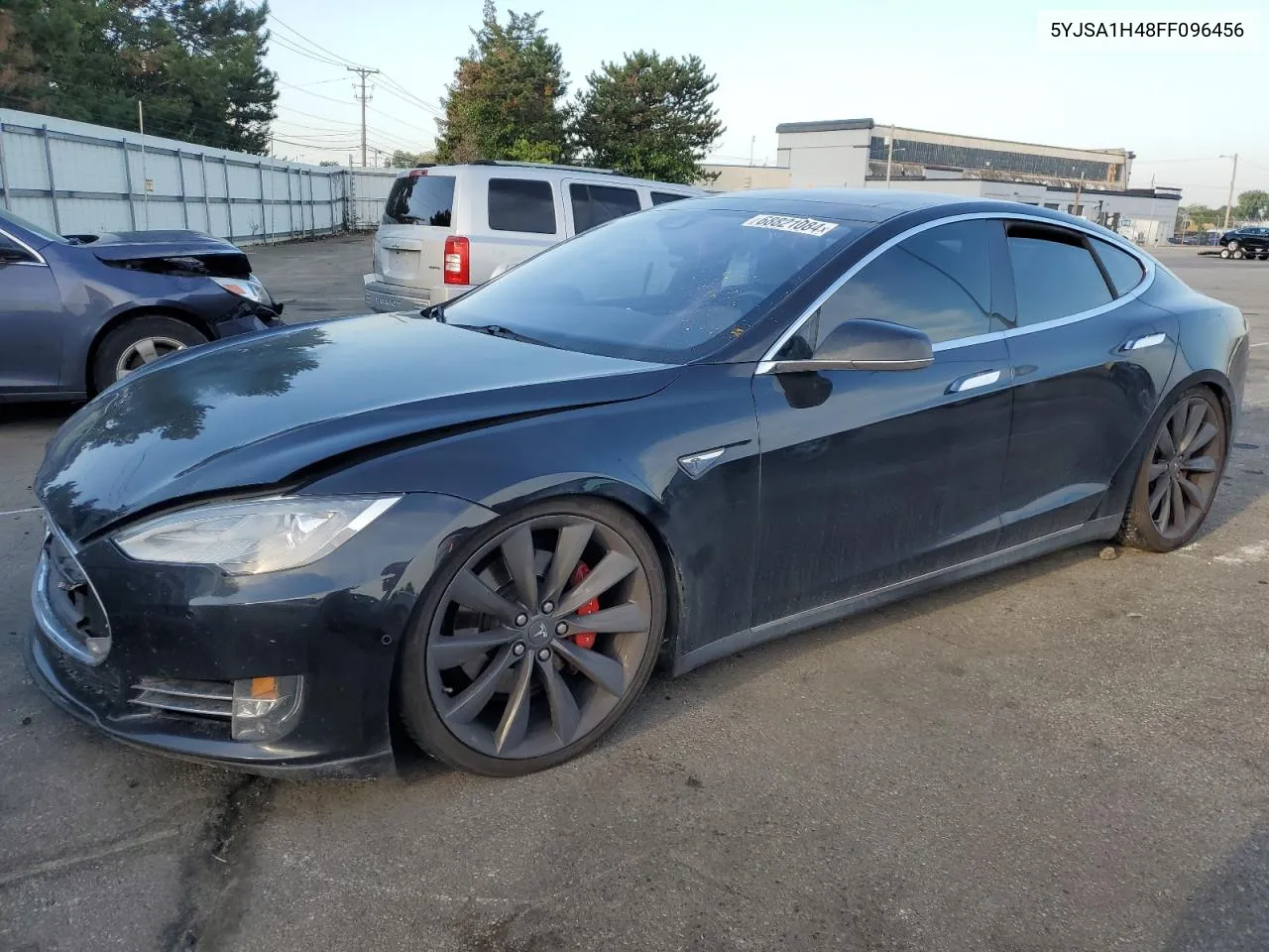 2015 Tesla Model S P85D VIN: 5YJSA1H48FF096456 Lot: 68821084