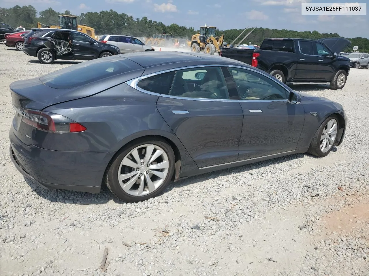 2015 Tesla Model S VIN: 5YJSA1E26FF111037 Lot: 69234574