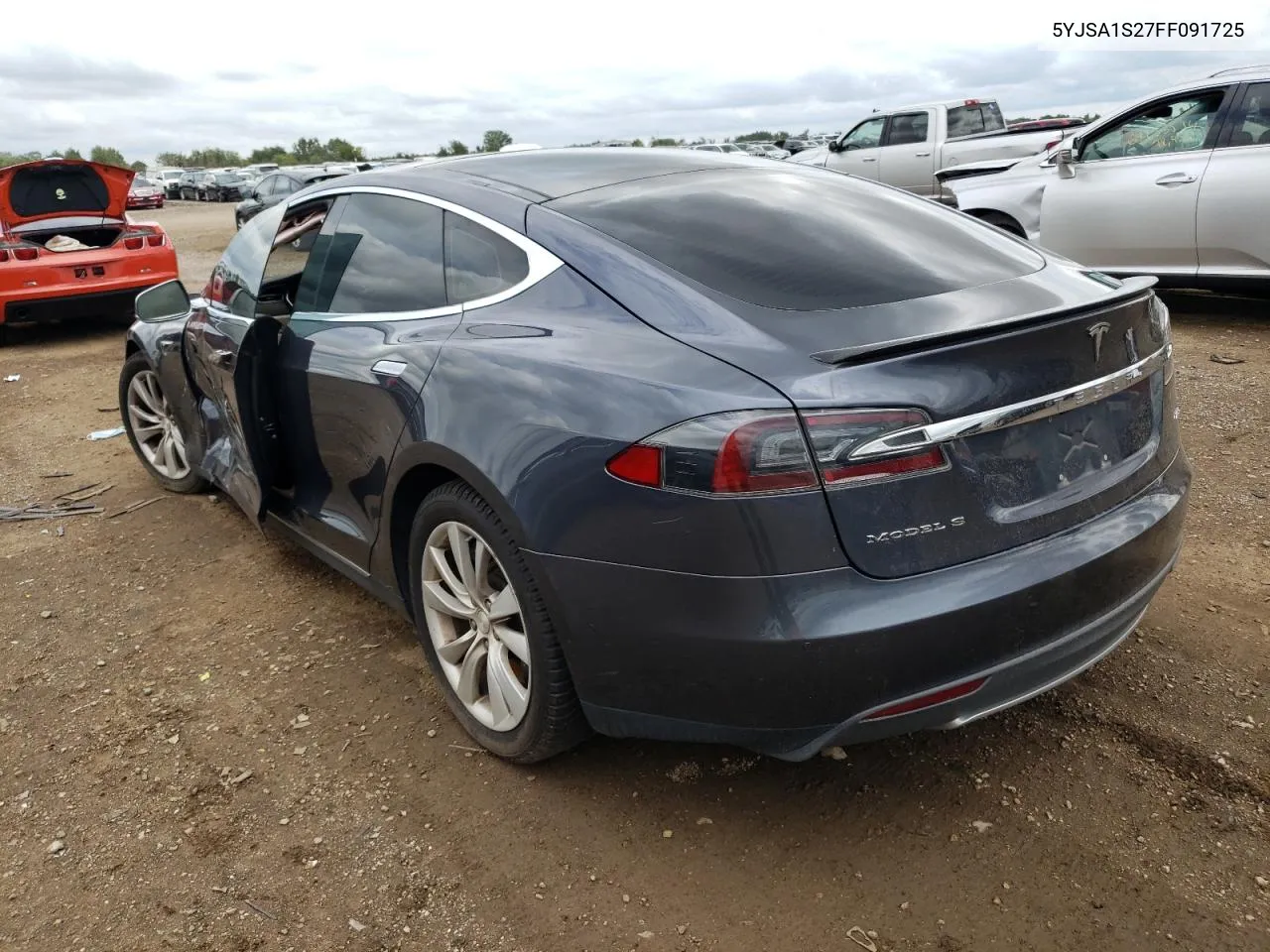 5YJSA1S27FF091725 2015 Tesla Model S 70D