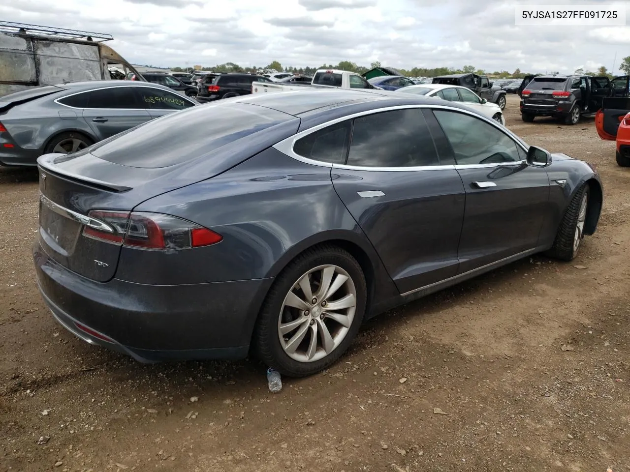 2015 Tesla Model S 70D VIN: 5YJSA1S27FF091725 Lot: 69286584