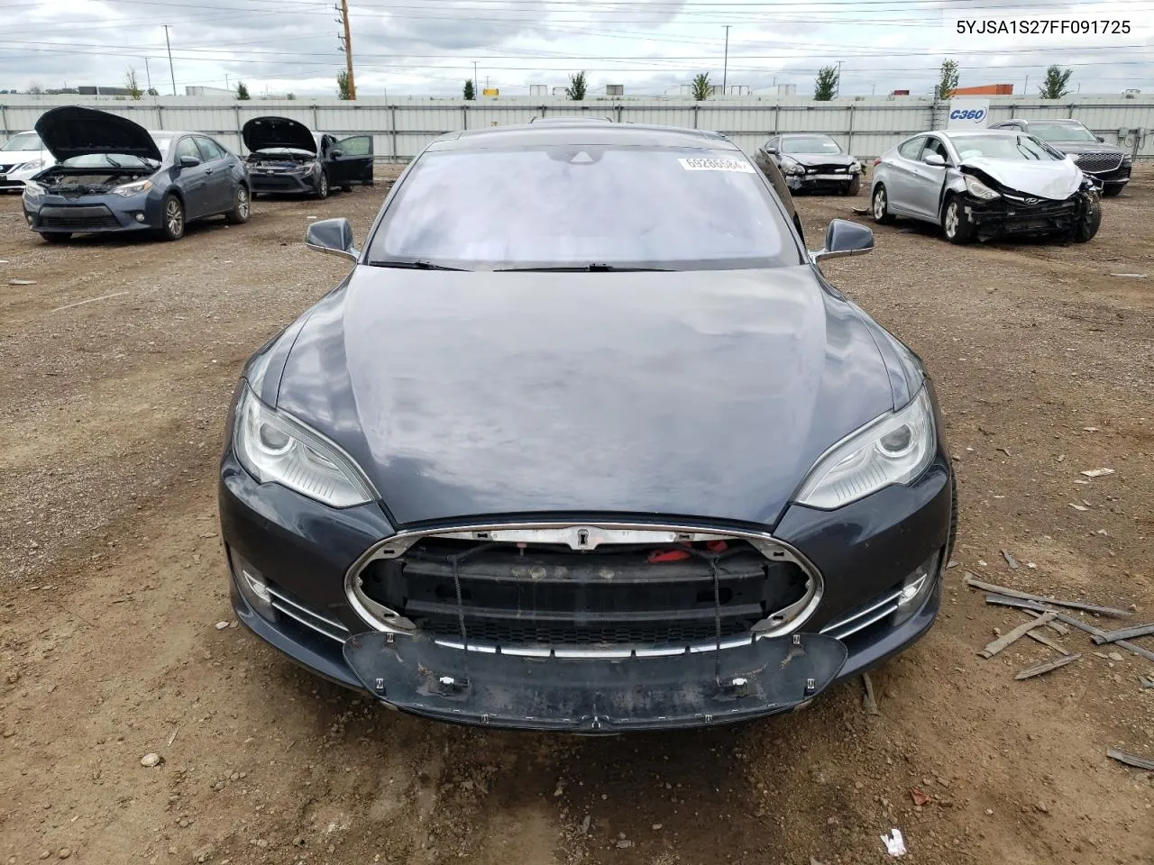 5YJSA1S27FF091725 2015 Tesla Model S 70D