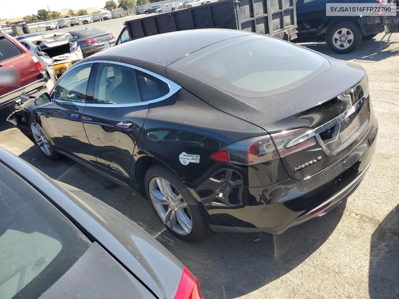 2015 Tesla Model S 60 VIN: 5YJSA1S16FFP72790 Lot: 69314224