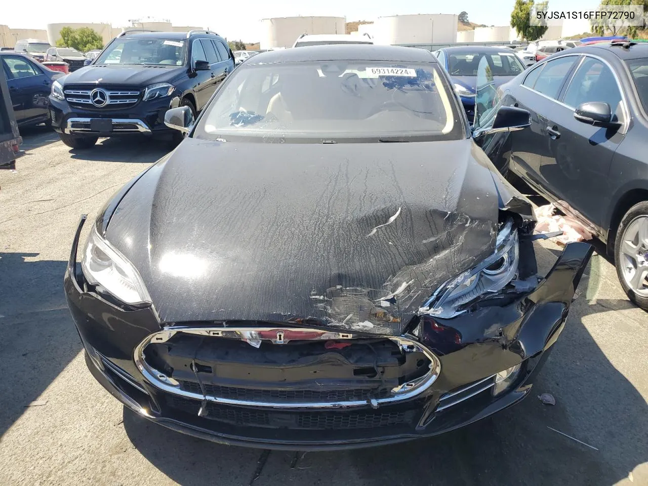 2015 Tesla Model S 60 VIN: 5YJSA1S16FFP72790 Lot: 69314224