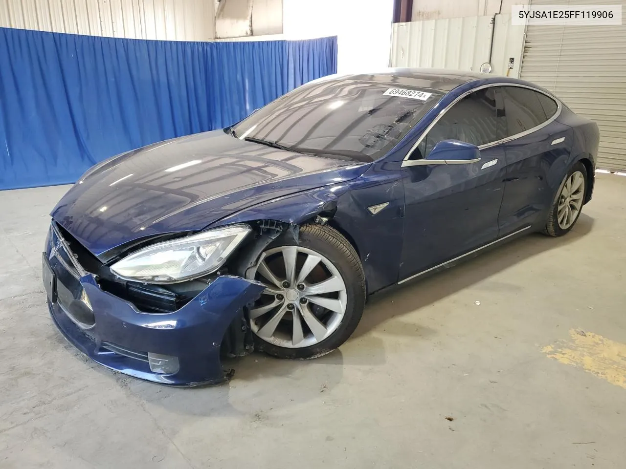 2015 Tesla Model S VIN: 5YJSA1E25FF119906 Lot: 69468274