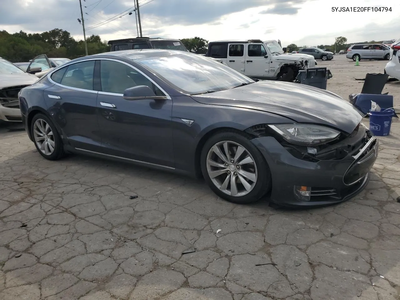 2015 Tesla Model S VIN: 5YJSA1E20FF104794 Lot: 69849274