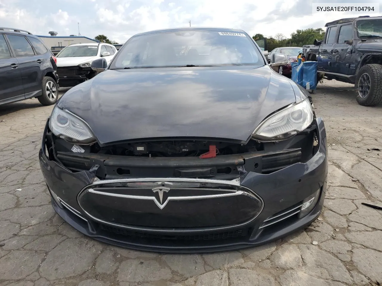 2015 Tesla Model S VIN: 5YJSA1E20FF104794 Lot: 69849274