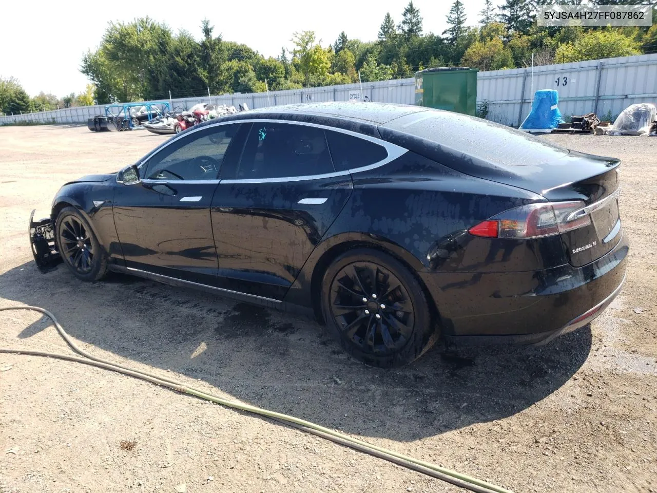 2015 Tesla Model S 85D VIN: 5YJSA4H27FF087862 Lot: 70321924