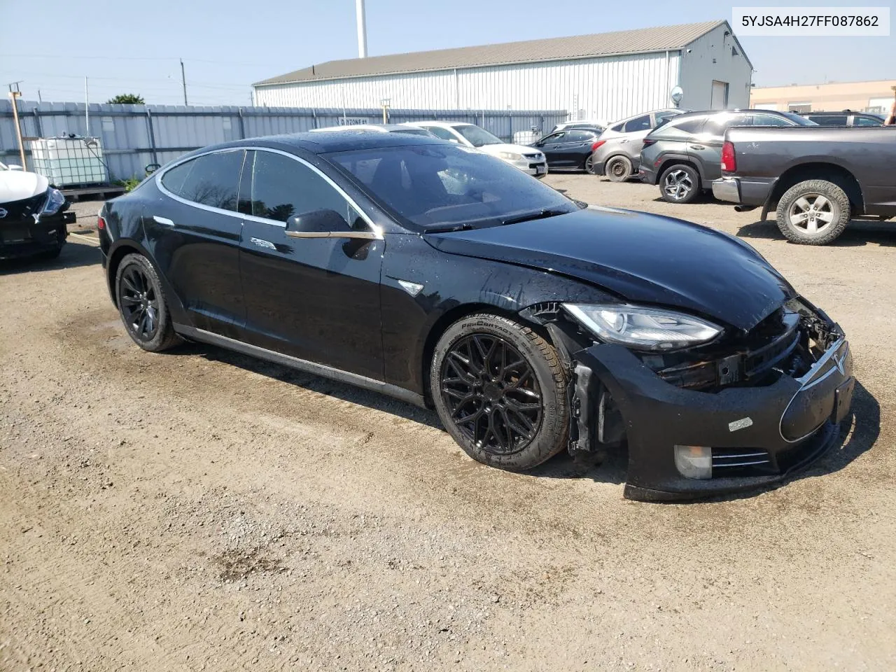 2015 Tesla Model S 85D VIN: 5YJSA4H27FF087862 Lot: 70321924