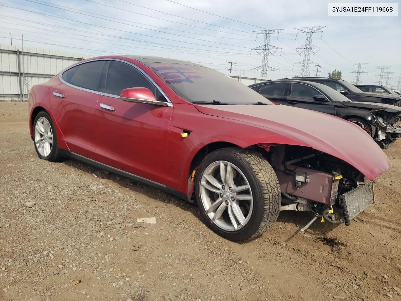 2015 Tesla Model S VIN: 5YJSA1E24FF119668 Lot: 71078254