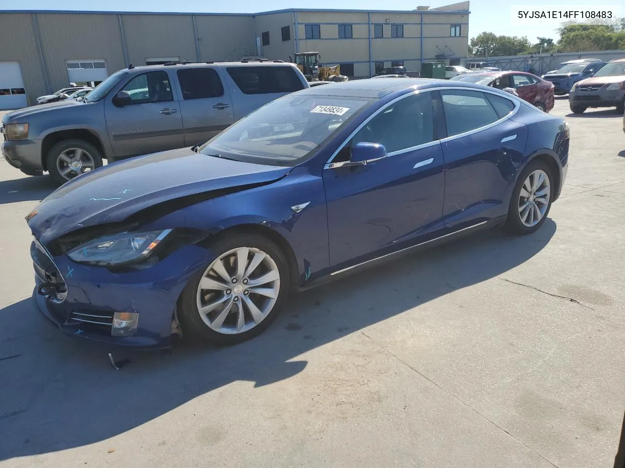 2015 Tesla Model S VIN: 5YJSA1E14FF108483 Lot: 71349834