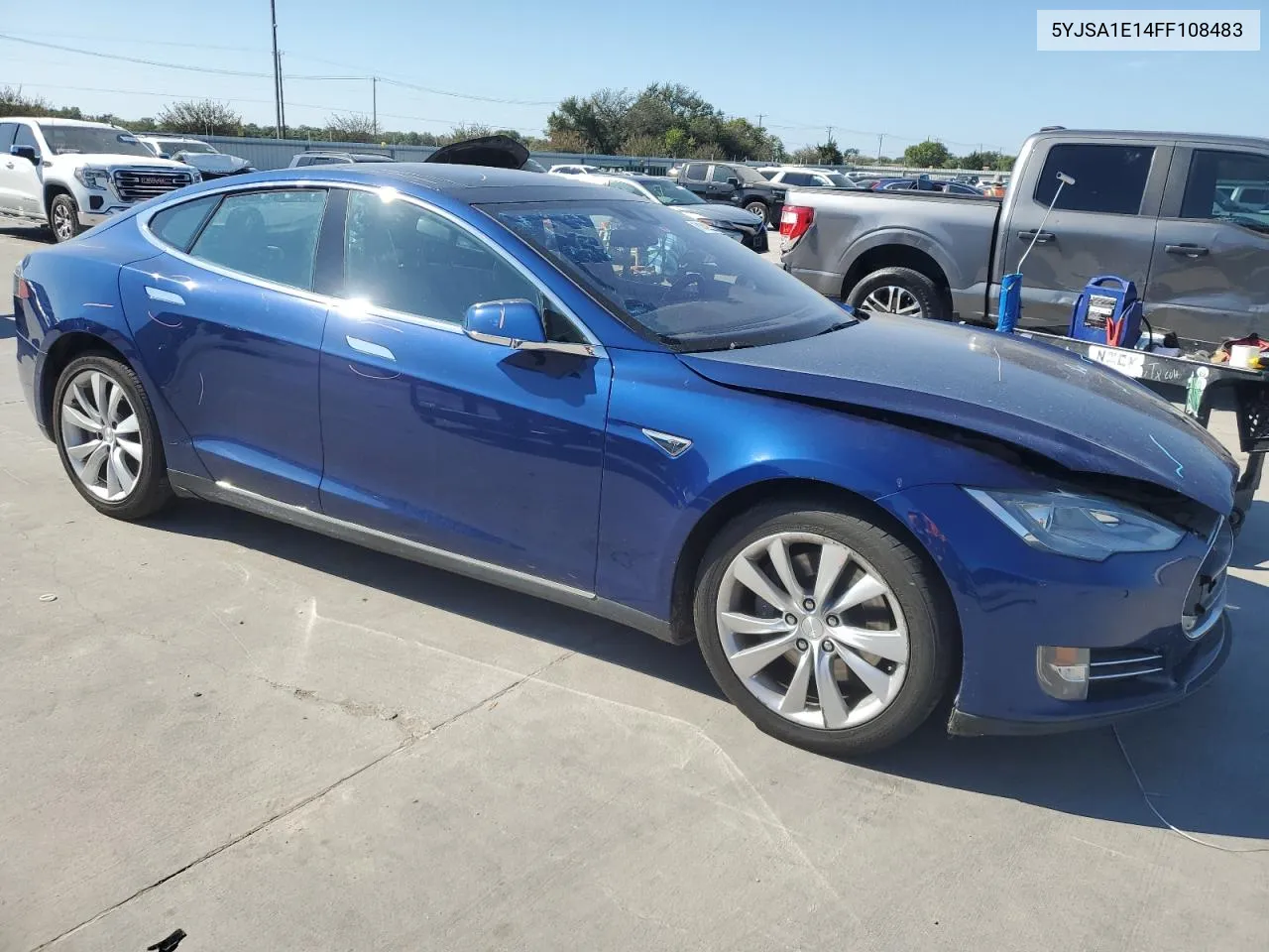 2015 Tesla Model S VIN: 5YJSA1E14FF108483 Lot: 71349834