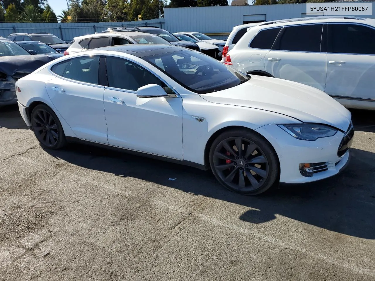 2015 Tesla Model S 85D VIN: 5YJSA1H21FFP80067 Lot: 71759354