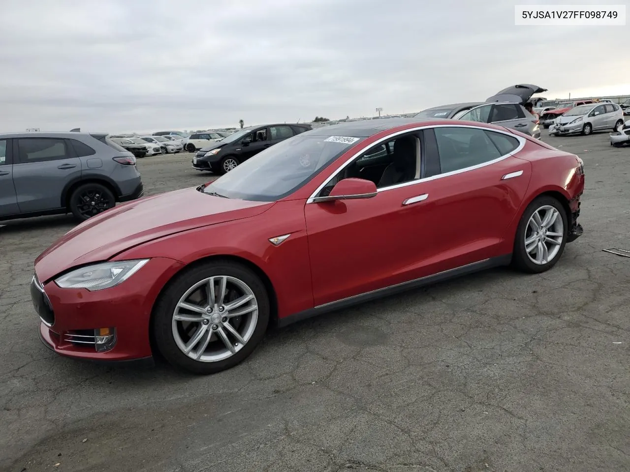 5YJSA1V27FF098749 2015 Tesla Model S 90D