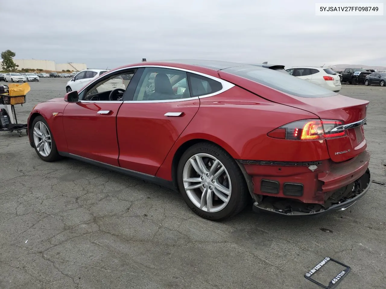 2015 Tesla Model S 90D VIN: 5YJSA1V27FF098749 Lot: 71991994