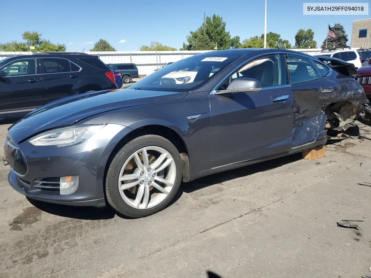 2015 Tesla Model S 85D VIN: 5YJSA1H29FF094018 Lot: 72161444