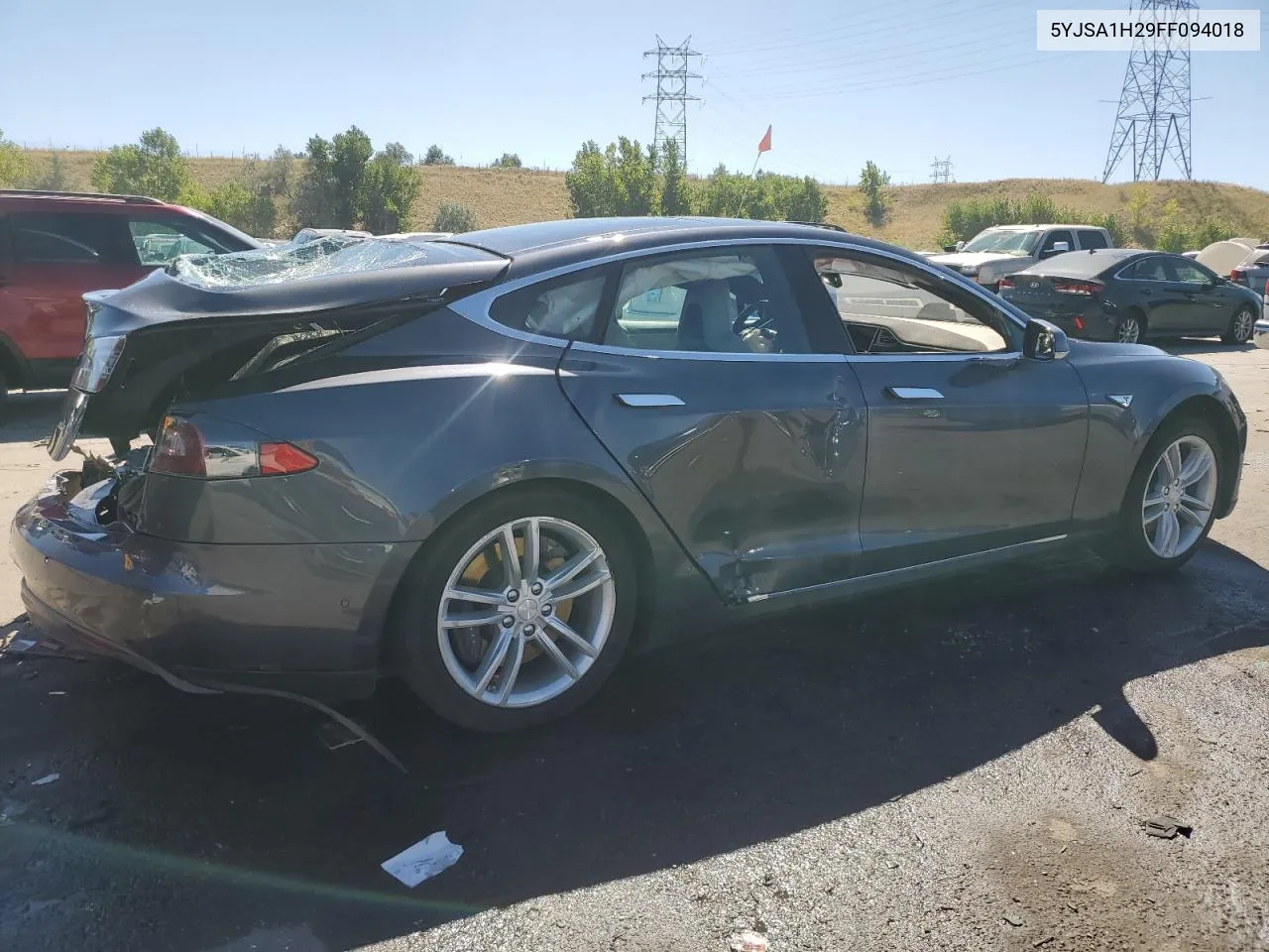 2015 Tesla Model S 85D VIN: 5YJSA1H29FF094018 Lot: 72161444