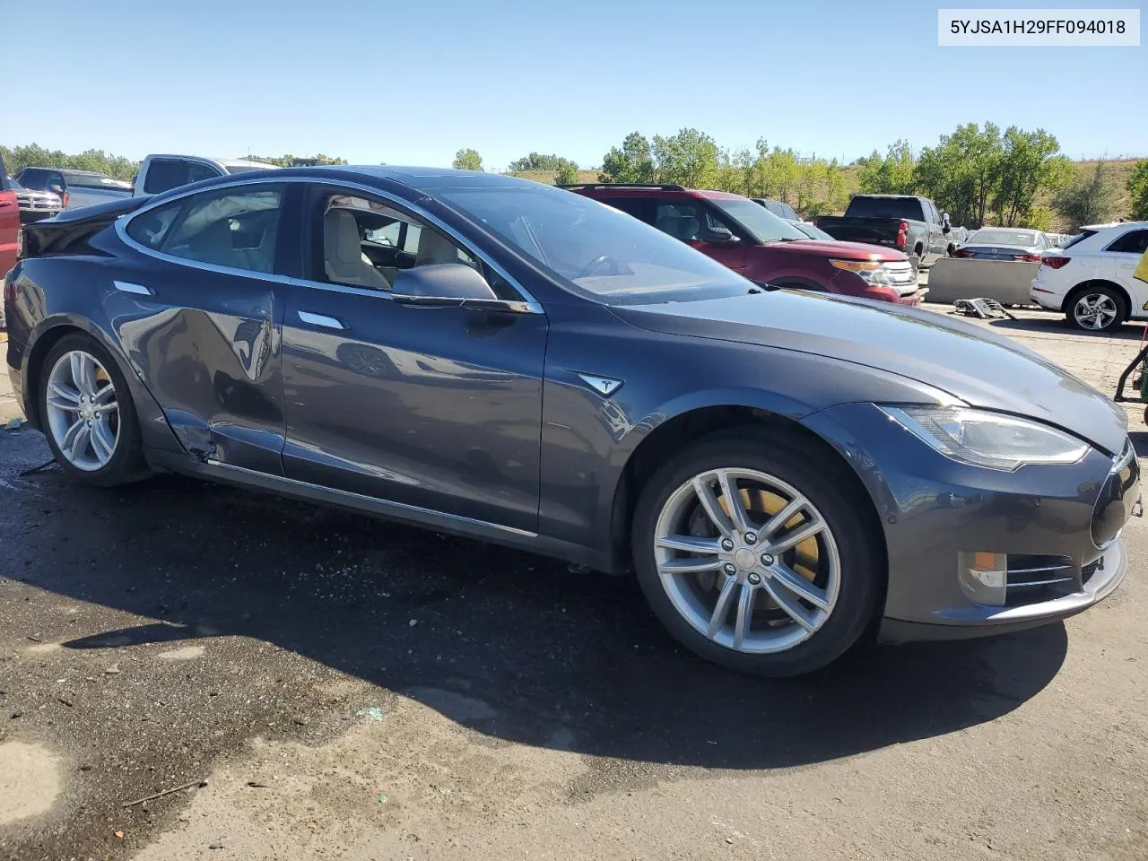 2015 Tesla Model S 85D VIN: 5YJSA1H29FF094018 Lot: 72161444