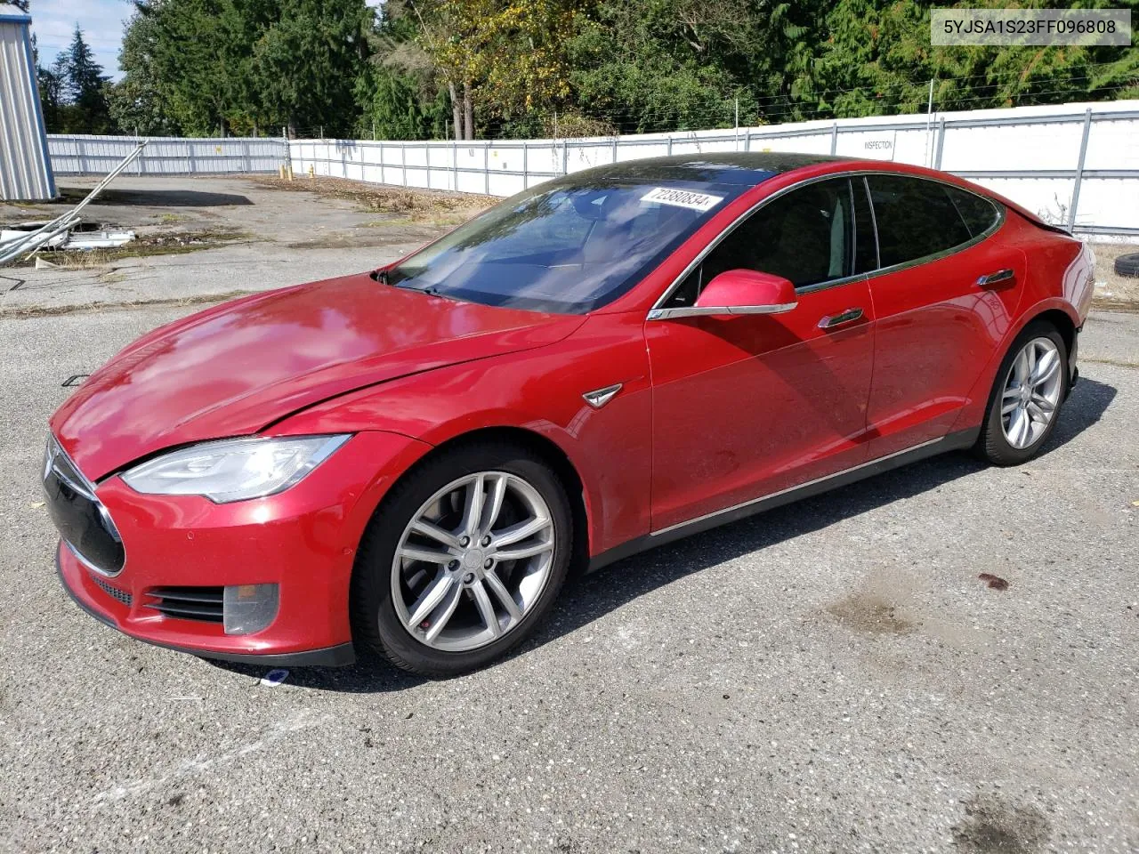 5YJSA1S23FF096808 2015 Tesla Model S 70D