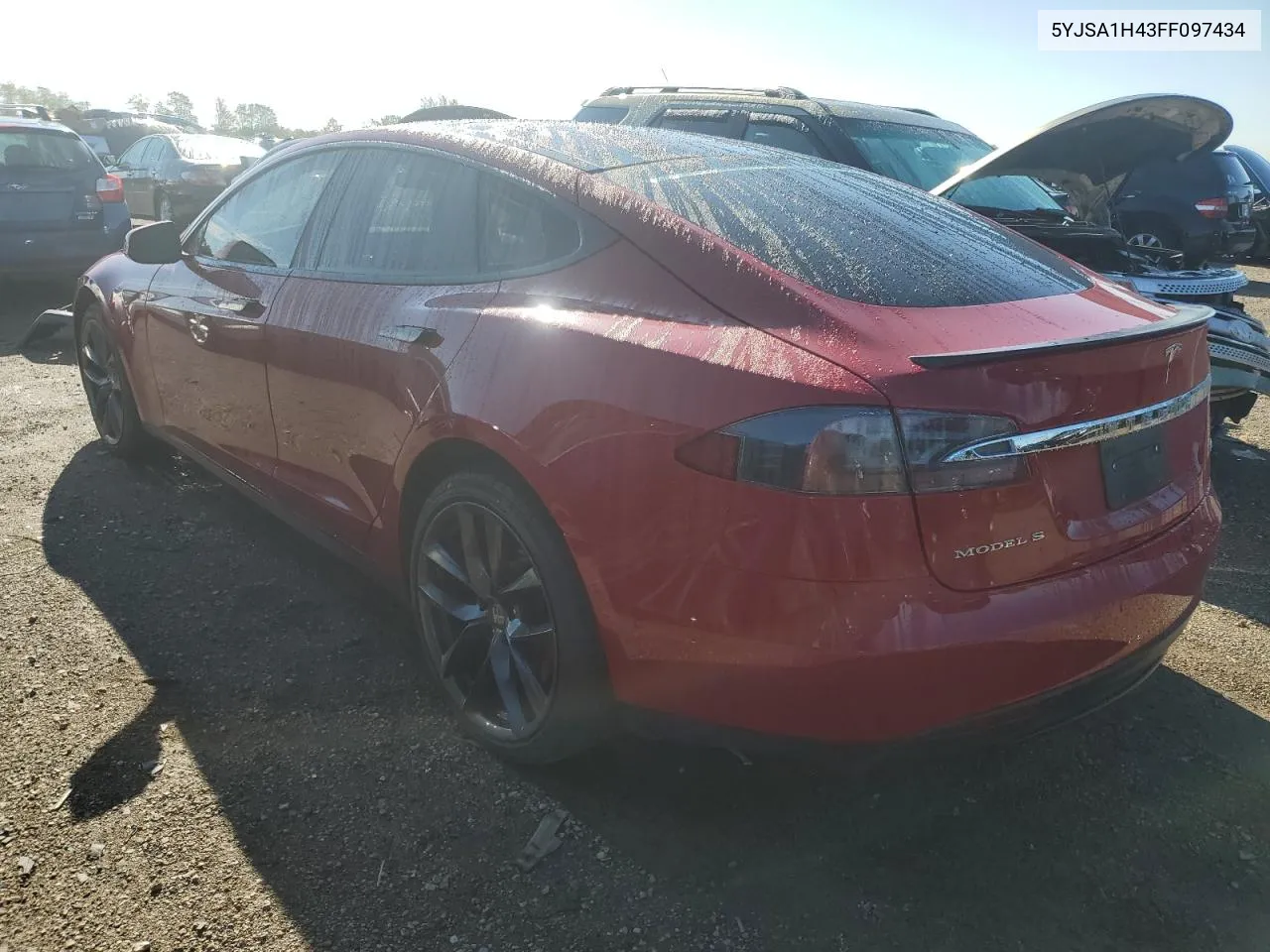 2015 Tesla Model S P85D VIN: 5YJSA1H43FF097434 Lot: 72396924