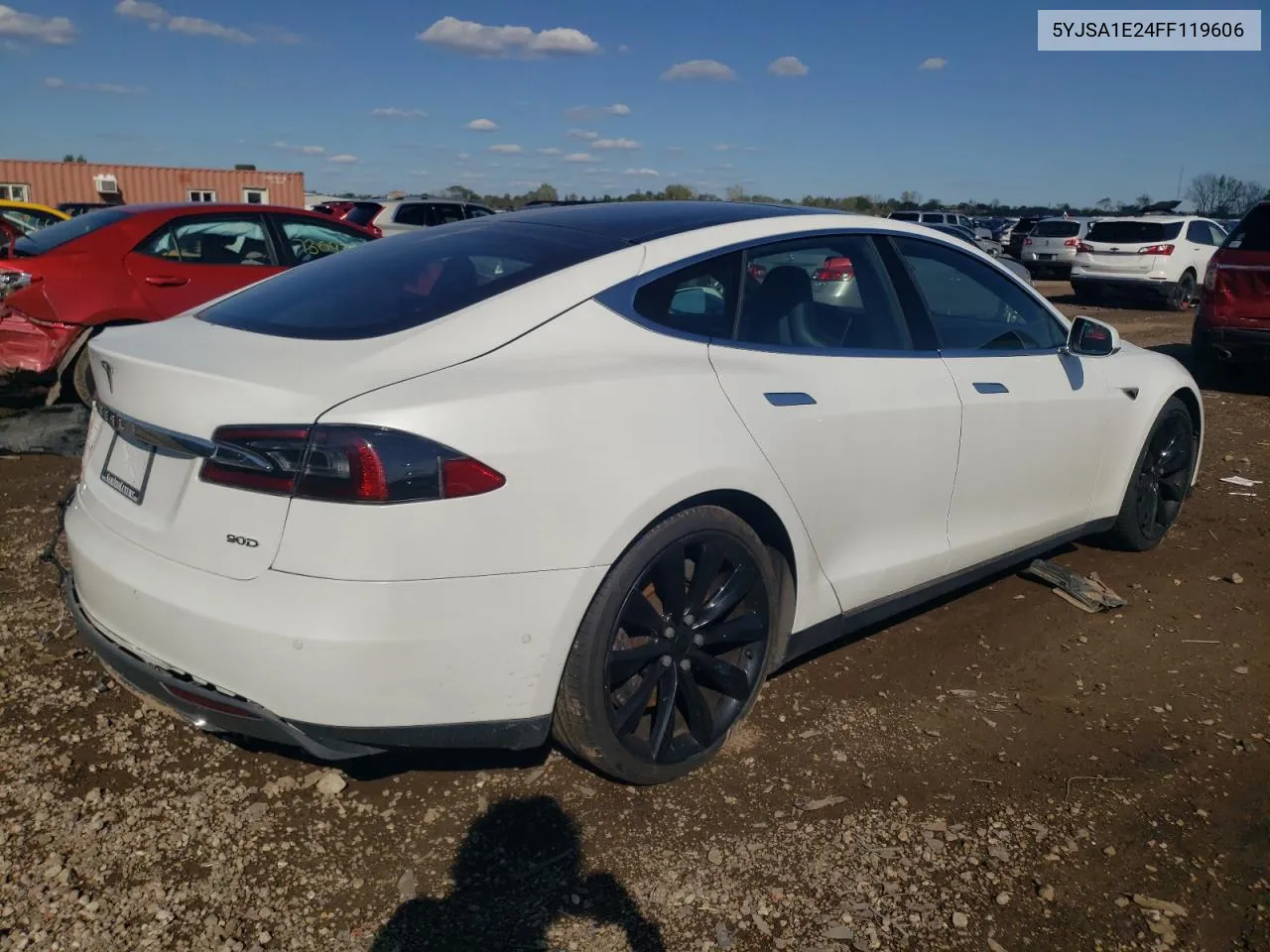 2015 Tesla Model S VIN: 5YJSA1E24FF119606 Lot: 72444704