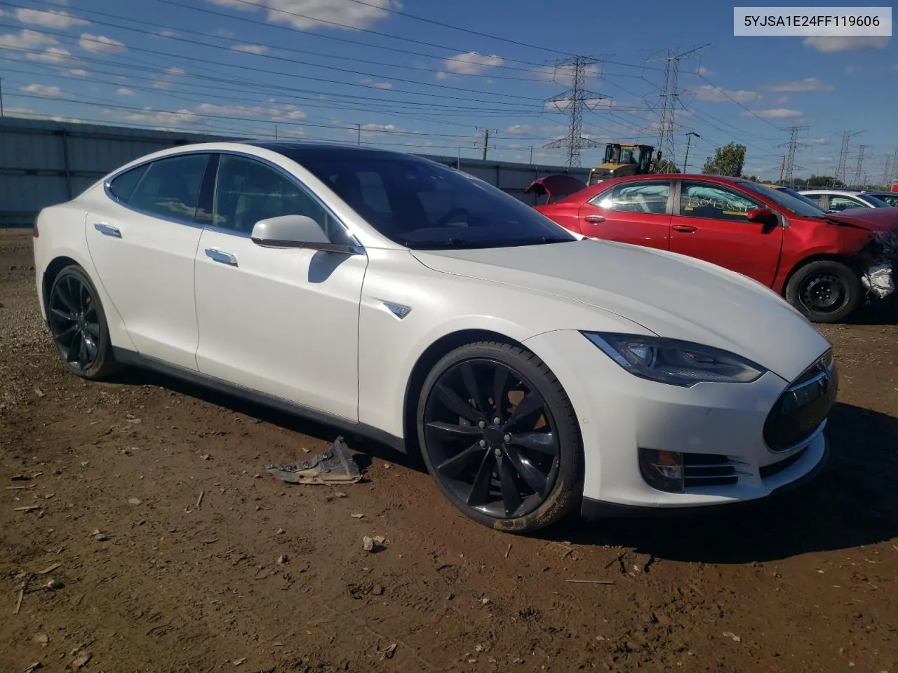 2015 Tesla Model S VIN: 5YJSA1E24FF119606 Lot: 72444704