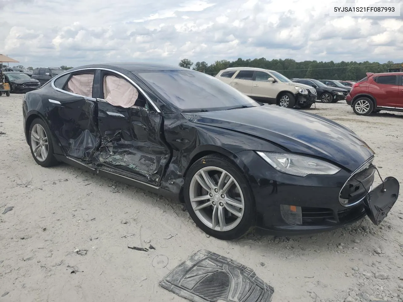 2015 Tesla Model S 70D VIN: 5YJSA1S21FF087993 Lot: 72795174