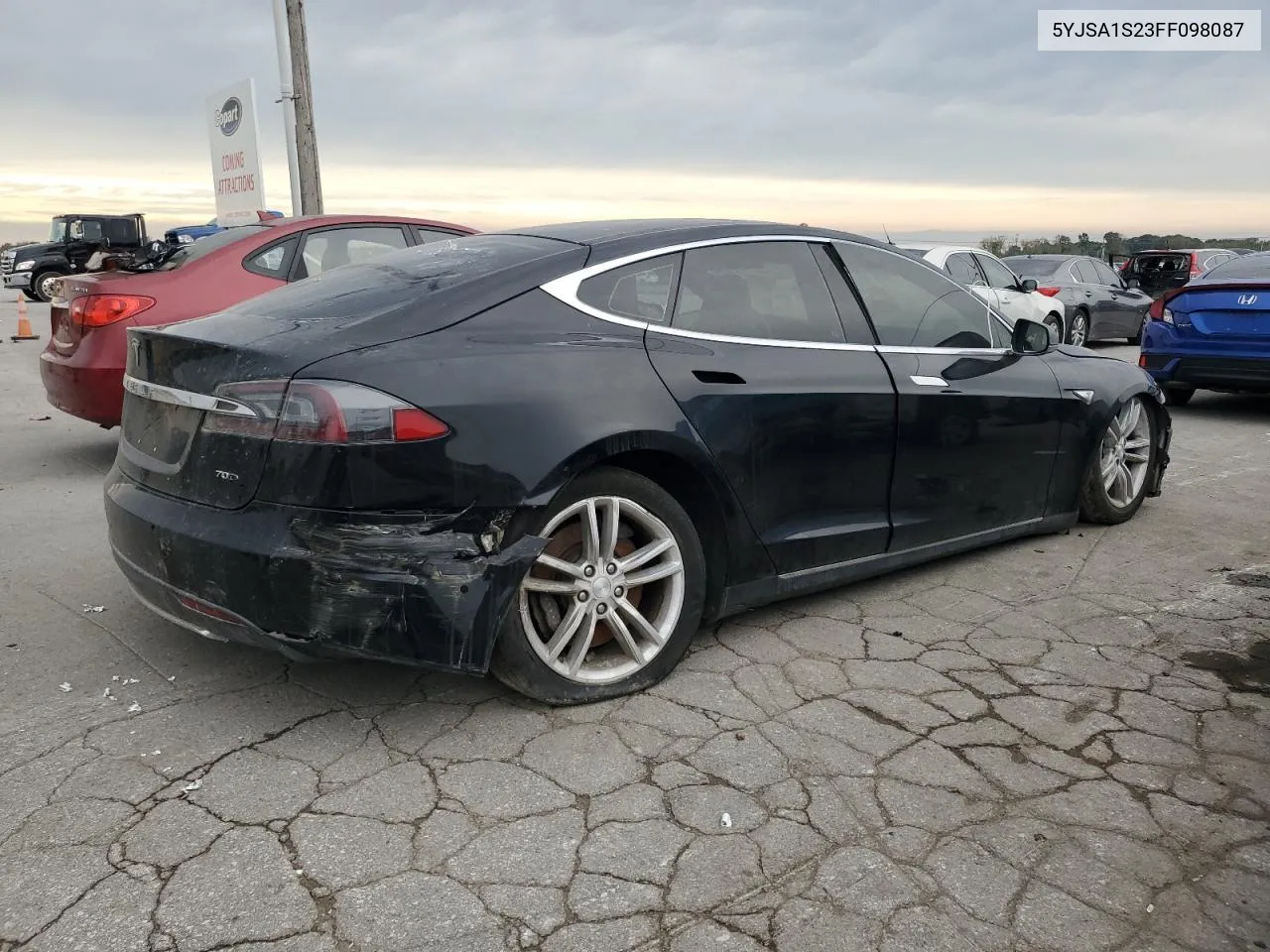 5YJSA1S23FF098087 2015 Tesla Model S 70D