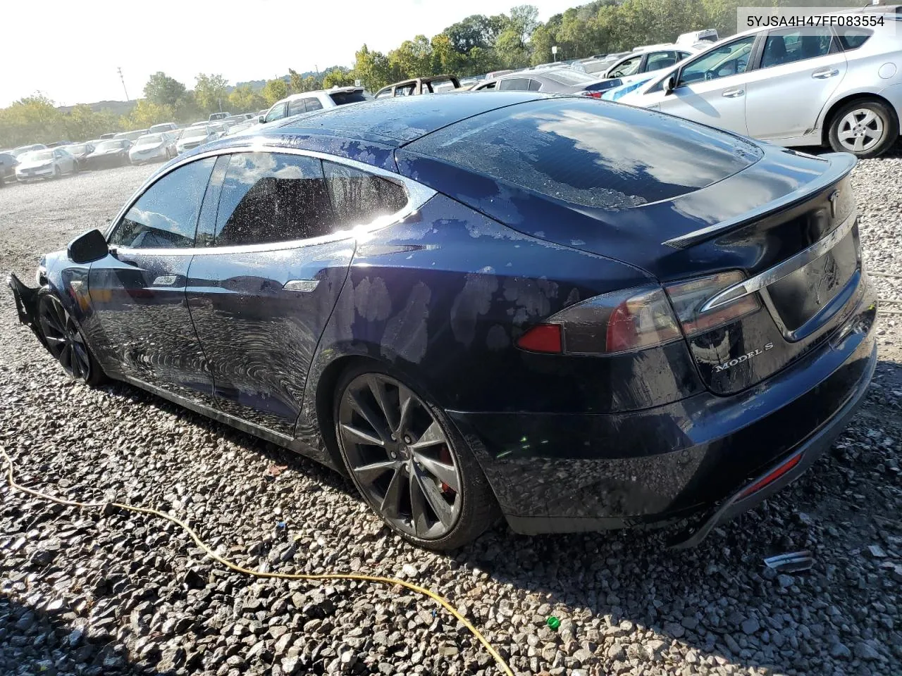 2015 Tesla Model S P85D VIN: 5YJSA4H47FF083554 Lot: 73754604