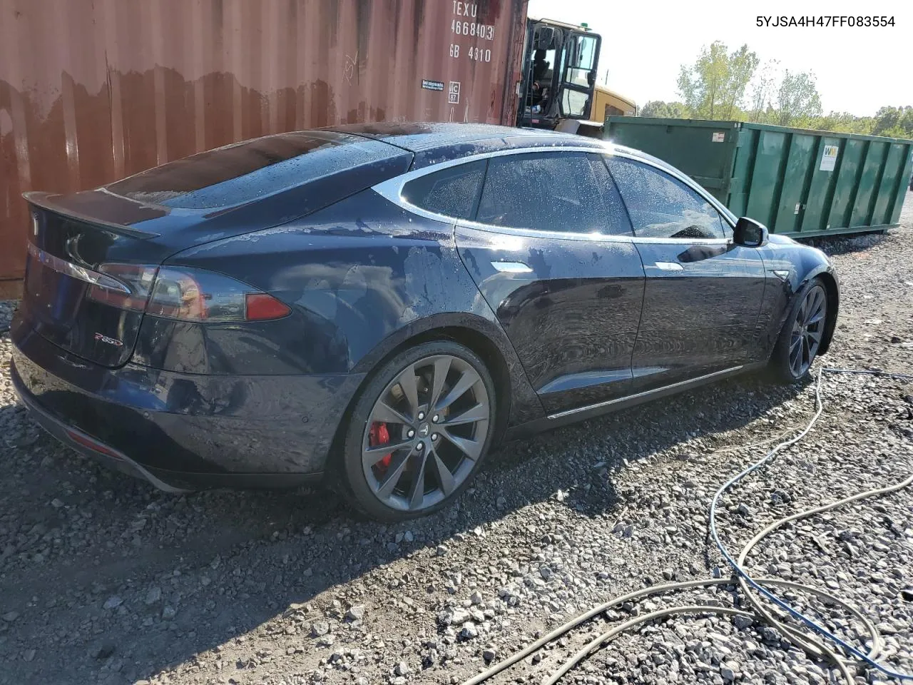 2015 Tesla Model S P85D VIN: 5YJSA4H47FF083554 Lot: 73754604