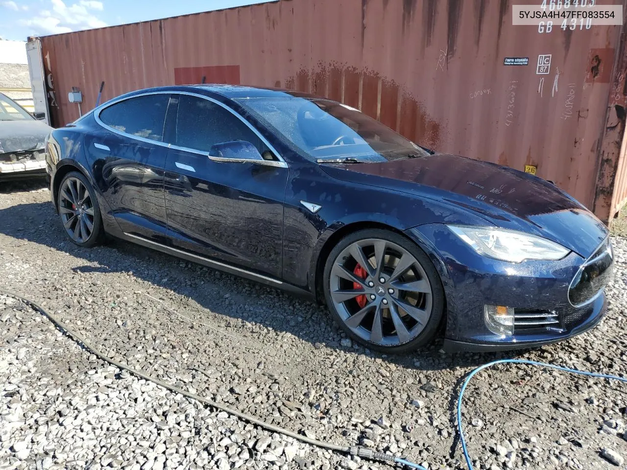 2015 Tesla Model S P85D VIN: 5YJSA4H47FF083554 Lot: 73754604