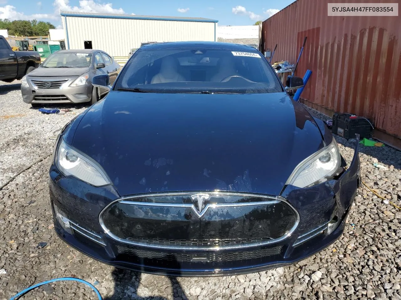 2015 Tesla Model S P85D VIN: 5YJSA4H47FF083554 Lot: 73754604