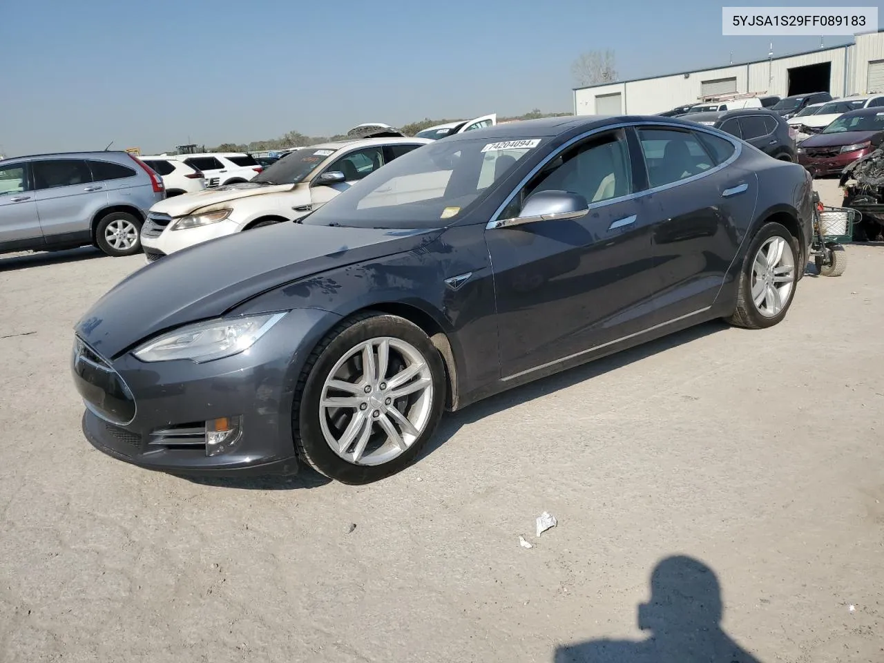 2015 Tesla Model S 70D VIN: 5YJSA1S29FF089183 Lot: 74204094